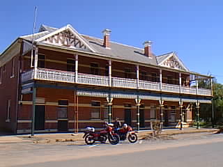 An old hotel at The Rock