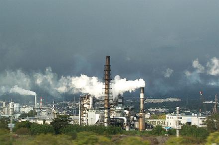 Factories near Mt Fuji