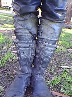 Dirty leathers