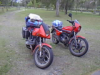 The bikes at home